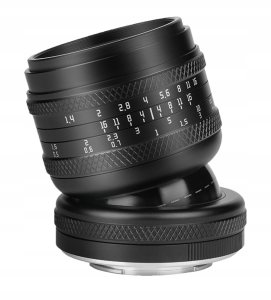 Obiektyw AstrHori MF 50 mm f/1,4 Full-frame Tilt do Sony E 2