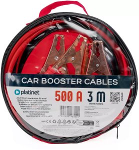 PLATINET CAR STARTING CABLE KABLE ROZRUCHOWE DO SAMOCHODU 3M 500A 2