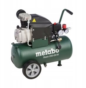 METABO KOMPRESOR BASIC 250-50 W OF + LPZ 4  230V 50L 8BAR 120L/MIN BEZOLEJOWY 4