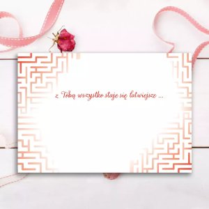 Karnet B6 Walentynki - Labirynt 2