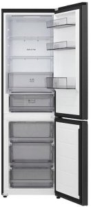 LG Refrigerator | GBBSJ1CCEP | Energy efficiency class C | Free standing | Combi | Height 186 cm | Fridge net capacity 220 L | Freezer net capacity 113 L | Display | 34 dB | Black 2