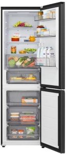 LG Refrigerator | GBBSJ1CCEP | Energy efficiency class C | Free standing | Combi | Height 186 cm | Fridge net capacity 220 L | Freezer net capacity 113 L | Display | 34 dB | Black 3
