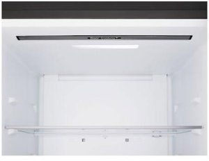 LG Refrigerator | GBBSJ1CCEP | Energy efficiency class C | Free standing | Combi | Height 186 cm | Fridge net capacity 220 L | Freezer net capacity 113 L | Display | 34 dB | Black 4