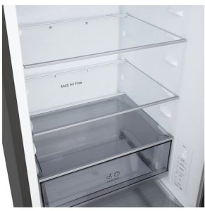 LG Refrigerator | GBBSJ1CCEP | Energy efficiency class C | Free standing | Combi | Height 186 cm | Fridge net capacity 220 L | Freezer net capacity 113 L | Display | 34 dB | Black 5