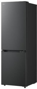 LG Refrigerator | GBBSJ1CCEP | Energy efficiency class C | Free standing | Combi | Height 186 cm | Fridge net capacity 220 L | Freezer net capacity 113 L | Display | 34 dB | Black 9