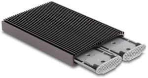Delock DeLOCK Zewnętrzna obudowa USB Type-C Dual Combo na 2 x dyski SSD M.2 NVMe PCIe lub SATA - Beznarzędziowa 2