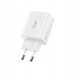 TECH-PROTECT NCA65W-GAN 3-PORT NETWORK CHARGER PD 65W / QC3.0 WHITE 3