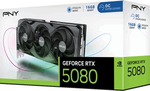 Karta graficzna PNY GeForce RTX 5080 Overclocked Triple Fan 16GB GDDR7 DLSS4 (VCG508016TFXPB1-O) 10
