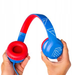 PowerLocus Wired Headphones PLED Wired Kids Blue-R 2