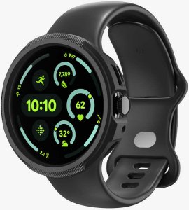 Spigen Liquid Air V2, matte black - Google Pixel Watch 4 45mm 4
