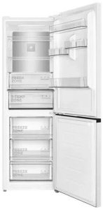 TCL Refrigerator | RP340BWD1 | Energy efficiency class D | Free standing | Combi | Height 185 cm | No Frost system | Fridge net capacity 223 L | Freezer net capacity 117 L | Display | 35 dB | White 2