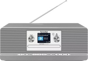 Radioodtwarzacz TechniSat Technisat DigatRadio 372 CD IR srebrny 2