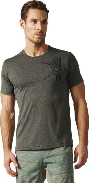Adidas Koszulka męska FreeLift Tee Tri - Color szara r. S (BK2724) 1