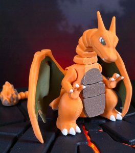 Ruchoma figurka Pokmon Charizard -  kolekcjonerska zabawka dla fanów Pokmon 2