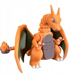Ruchoma figurka Pokmon Charizard -  kolekcjonerska zabawka dla fanów Pokmon 4