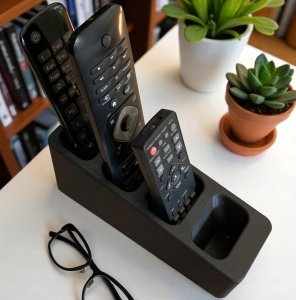 Organizer na piloty  stojak 3D na piloty do TV, dekodera i innych urządzeń 2