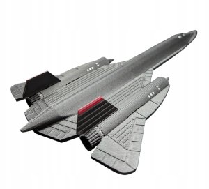 Model samolotu do składania SR-71 Blackbird Kit Card  karta-model 3D 4
