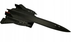 Model samolotu do składania SR-71 Blackbird Kit Card  karta-model 3D 5