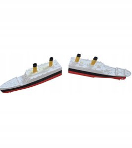 Krups Model RMS Titanic  składany model statku z magnesami 30 cm skala 1:1000 7