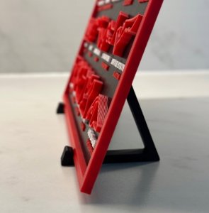 Stand / podstawka do kalendarza Formuła 1  ekspozytor 3D F1 gadżet dla fana F1 5