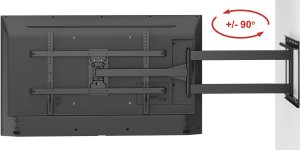 107cm Dlugie ramie Uchwyt na Telewizor 32-75 VX-531 Extra Mocny narozny 16