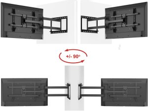 107cm Dlugie ramie Uchwyt na Telewizor 32-75 VX-531 Extra Mocny narozny 2