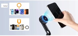 Kijek Selfie Stick Statyw 180 Cm Na Magnes Magsafe Telefon Smartfon + Pilot / Kf15.0015 / Ms-52 3