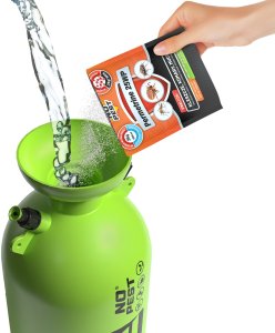 NO PEST Proszek Preparat Środek Oprysk na Kleszcze Komary Muchy Meszki Pluskwy Rybiki Mrówki i Inne Owady 25g/10L Permetrine 25WP 6