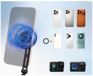 Uchwyt Mocowanie Na Szyję Pov Magnes Magsafe Do Telefonu Iphone + Do Gopro / Kf15.0016 4
