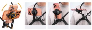 Uchwyt Mocowanie Na Szyję Pov Magnes Magsafe Do Telefonu Iphone + Do Gopro / Kf15.0016 7