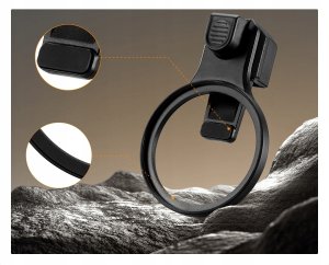 Filtr Kf Obiektyw Soczewka Filtr Szary Nd2–nd32 Do Telefonu Smartfona 67mm Klips K&f / Kf15.0026 3