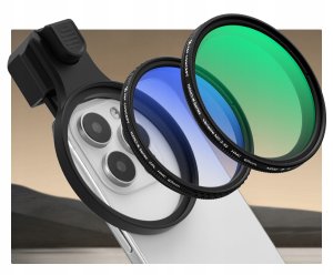 Filtr Kf Obiektyw Soczewka Filtr Szary Nd2–nd32 Do Telefonu Smartfona 67mm Klips K&f / Kf15.0026 6