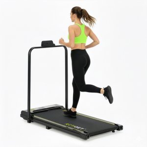Bieżnia domowa elektryczna do biegania i chodzenia, z pilotem, 110 kg, składana, cicha praca UNIWERSALNY 11