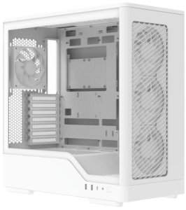 Obudowa Aerocool D520A Obudowa komputerowa, Midi-Tower, ATX, Tempered Glass, RGB - biały 2