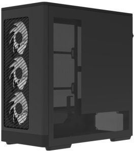 Obudowa Aerocool D520A obudowa komputerowa, Midi-Tower, ATX, Tempered Glass, RGB - czarny 2