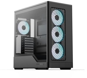 Obudowa Aerocool D520A obudowa komputerowa, Midi-Tower, ATX, Tempered Glass, RGB - czarny 3