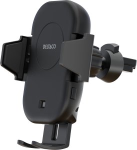 Ładowarka Deltaco Bezprzewodowa ładowarka samochodowa DELTACO 15 W automatyczny podwójne uchwyty czarny QI-C1001 1902561 3