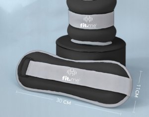 Zestaw 2 Obciążników Na Kostki Nadgarstki Fit.me 2x1kg 3