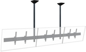 Hagor 3313 uchwyt / stojak do monitorów 165,1 cm (65") Czarny Sufit 2