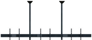 Hagor 3313 uchwyt / stojak do monitorów 165,1 cm (65") Czarny Sufit 3