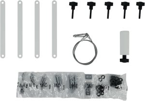 Czarny totem 100-175cm PTS25B-TV z akcesoriami one size 8