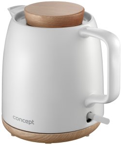 Czajnik Concept Czajnik elektryczny ceramiczny 1L Biały 5