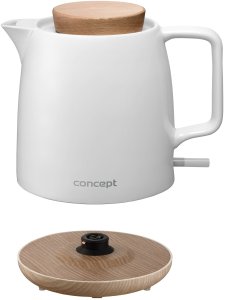 Czajnik Concept Czajnik elektryczny ceramiczny 1L Biały 8