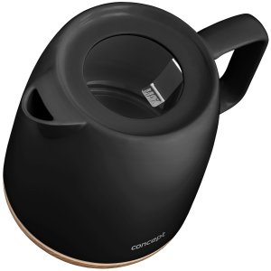 Czajnik elektryczny ceramiczny Concept, 1L, Czarny 3
