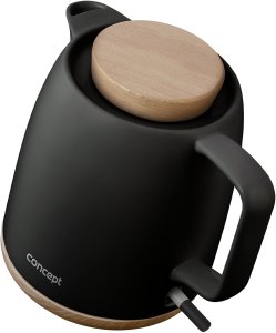 Czajnik elektryczny ceramiczny Concept, 1L, Czarny 9