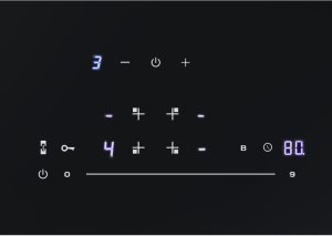 Płyta indukcyjna z okapem blatowym Auphoria Out 80.1 Black Mat (bez silnika) one size 3