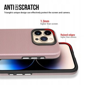 VMAX Vmax Triangle etui ochronne Samsung A35 5G w kolorze różowo-złotym 5