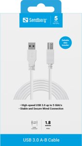 USB 3.0 A-B Cable 1.8 m 3