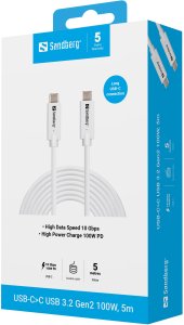 Kabel USB Sandberg USB-C to C USB 3.2 Gen2 100W, 3