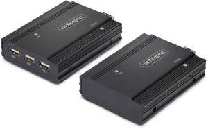 System przekazu sygnału AV STARTECH.COM DisplayPort KVM Extender przez włókno szklane 4K60Hz ekstender konsolowy 300m Multimode 4K KVM przedłużenie LWL 2